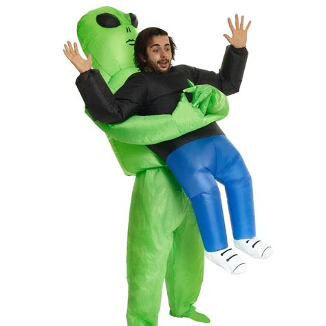 do it yourself alien costume|alien carrying person costume.